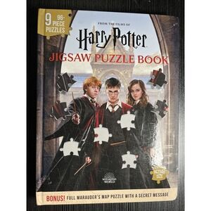 Harry Potter Jigsaw Puzzle Book (Jigsaw Puzzle Books) - Hardcover - VERY GOOD